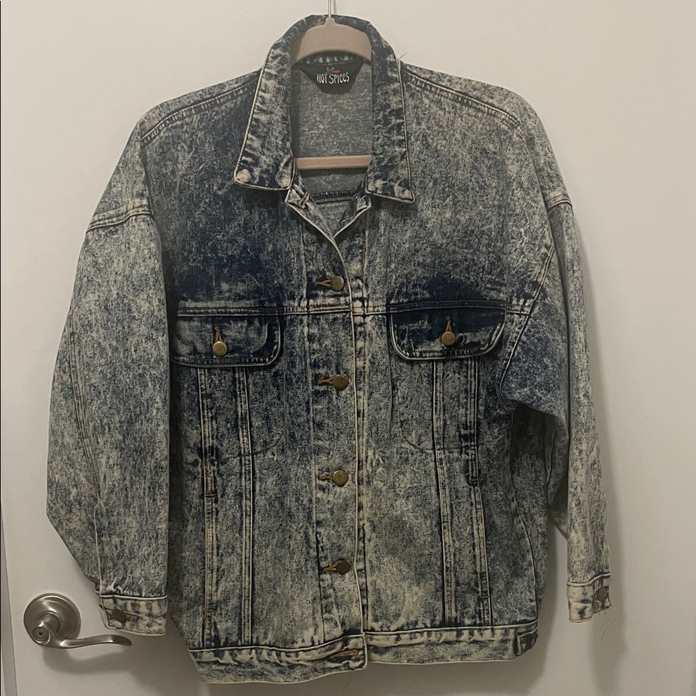 Acid Wash Denim Jacket